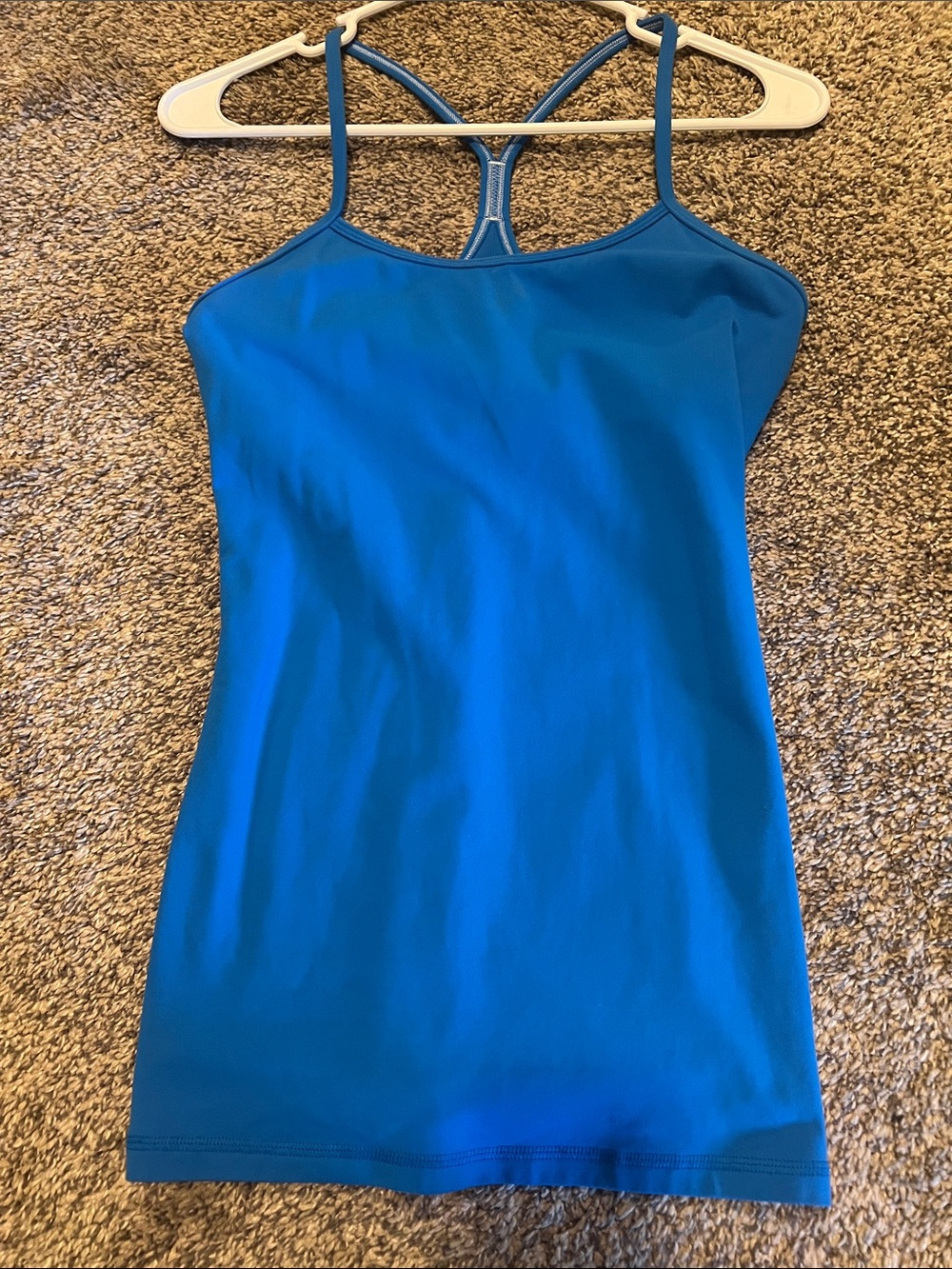lululemon athletica Bright Blue Strappy Tank